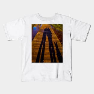 Romantic love,  landscape photography lakeview Kids T-Shirt